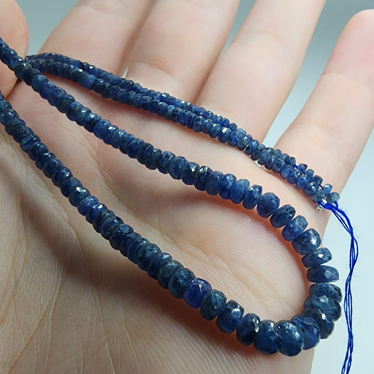 Natural Untreated Blue Sapphire Oval Plain Beads Strand inch Precious  stones