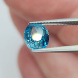 Natural Blue Zircon, 2.30 carat