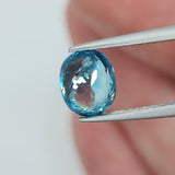 Natural Blue Zircon, 2.30 carat