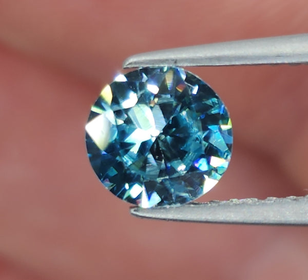 Natural Blue Zircon, 1.22 carat