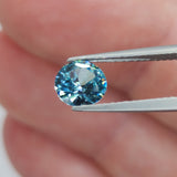 Natural Blue Zircon, 1.22 carat