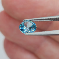 Natural Blue Zircon, 1.22 carat