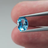 Natural Blue Zircon, 2.65 carat