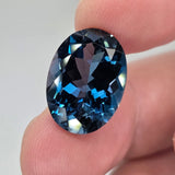 Natural London Blue Topaz, 14.49 carat