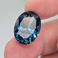 Natural London Blue Topaz, 14.49 carat