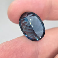 Natural London Blue Topaz, 14.49 carat
