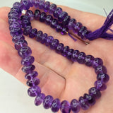 Natural Amethyst Beads, 40 grams