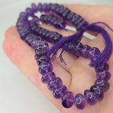 Natural Amethyst Beads, 40 grams