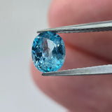 Natural Blue Zircon, 1.95 carat