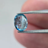 Natural Blue Zircon, 1.95 carat