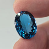 Natural London Blue Topaz, 15.60 carat