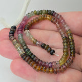 Natural Tourmaline Beads, 16.36 grams