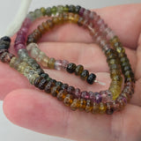 Natural Tourmaline Beads, 16.36 grams