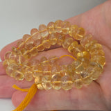 Natural Citrine Beads, 50.30 grams