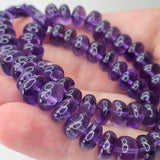Natural Amethyst Beads, 47.41 grams
