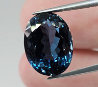 Natural London Blue Topaz, 11.15 carat