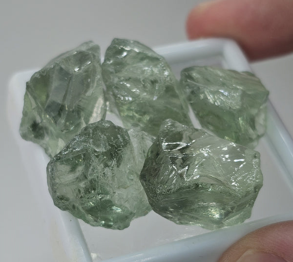 Natural Prasiolite, 157.80 carat total weight