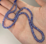 Natural Tanzanite Beads, 13.85 grams
