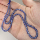 Natural Tanzanite Beads, 13.85 grams