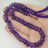 Natural Amethyst Beads, 40 grams