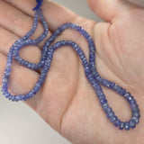 Natural Tanzanite Beads, 13.85 grams