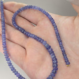 Natural Tanzanite Beads, 18 grams