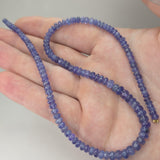 Natural Tanzanite Beads, 18 grams