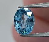 Natural Blue Zircon, 1.95 carat