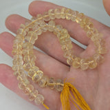 Natural Citrine Beads, 40 grams