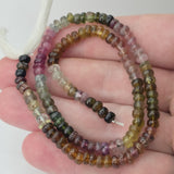 Natural Tourmaline Beads, 16.36 grams