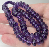 Natural Amethyst Beads, 47.41 grams