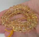 Natural Citrine Beads, 50.30 grams