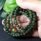 Natural Jade Necklace, 189.00 carat