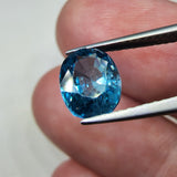 Natural Blue Zircon, 2.90 carat