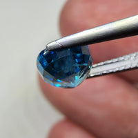 Natural Blue Zircon, 2.90 carat