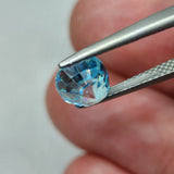 Natural Blue Zircon, 2.89 carat