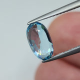 Natural Blue Zircon, 2.57 carat