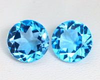 Natural Blue Topaz, 5.86 carat total weight