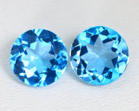 Natural Blue Topaz, 5.86 carat total weight