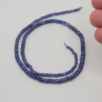 Natural Tanzanite Beads, 12.35 gram