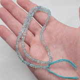 Natural Aquamarine Beads, 11.86 gram