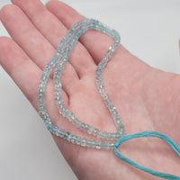 Natural Aquamarine Beads, 11.86 gram
