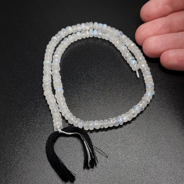 Natural Moonstone Beads, 24.52 gram