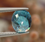 Natural Blue Zircon, 2.78 carat