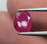 Natural Ruby, 1.64 carat