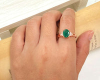 Natural Emerald Ring, 2.00 carat