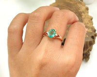 Natural Emerald Ring, 1.15 carat