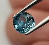 Natural Blue Zircon, 2.03 carat