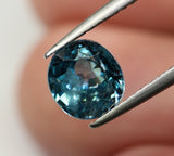 Natural Blue Zircon, 2.03 carat