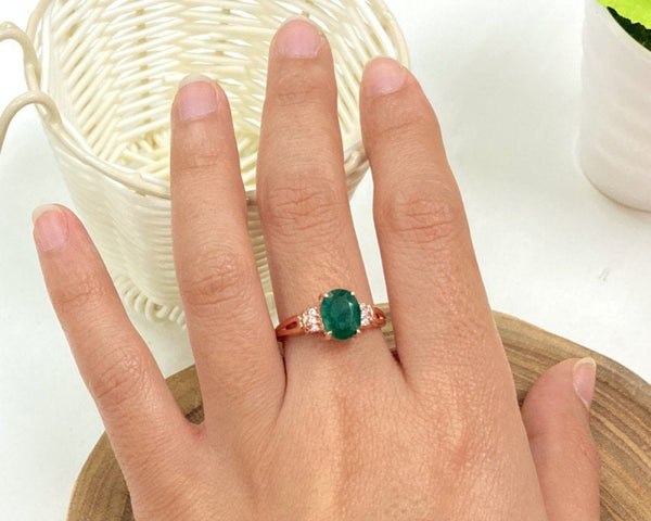 Natural Emerald Ring, 2.00 carat
